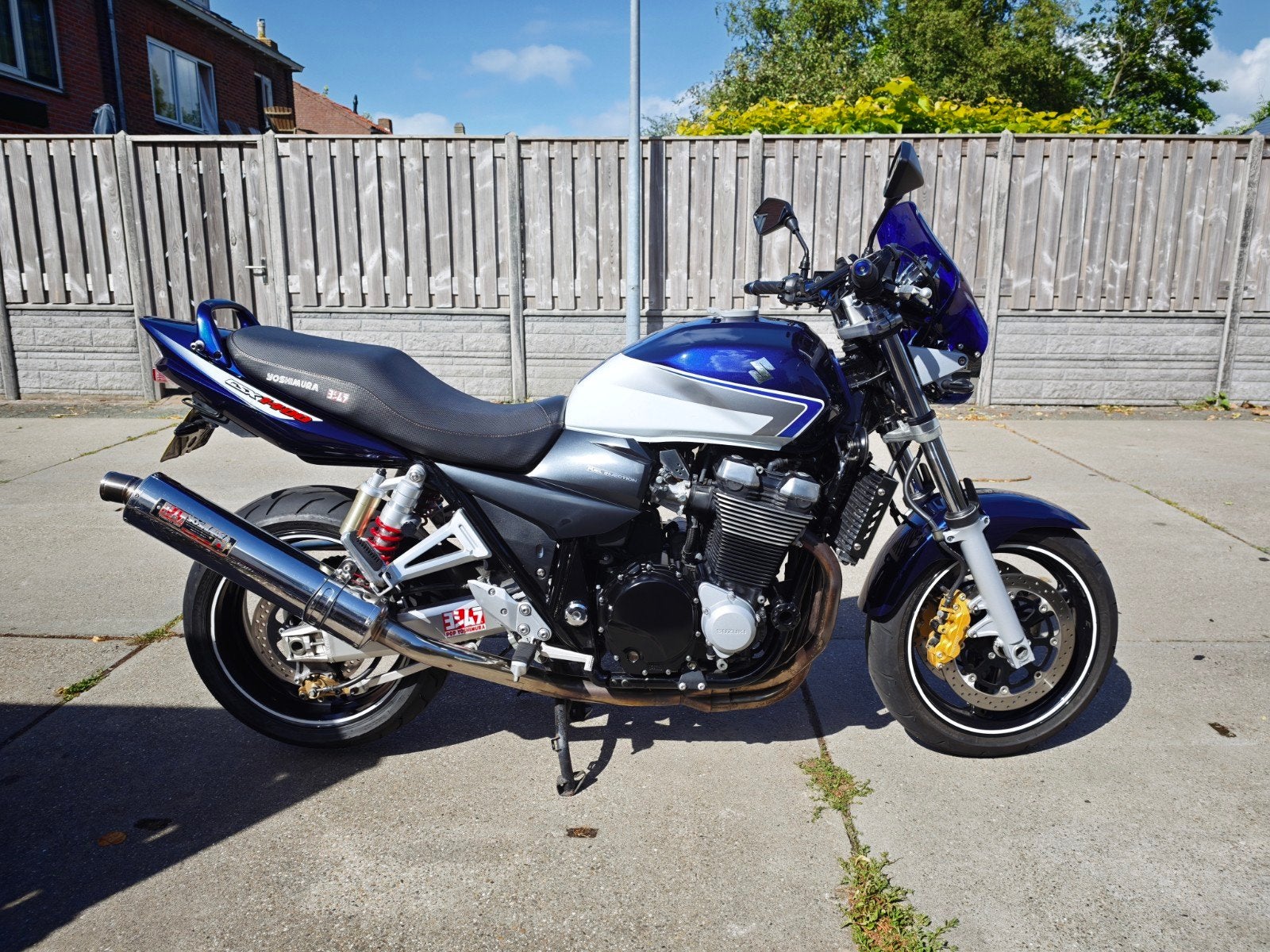Suzuki GSX 1400 Yoshimura uitvoering, Motoren, Sportuitlaat, 4 cilinders, Motorrijbewijs A, Gebruikt