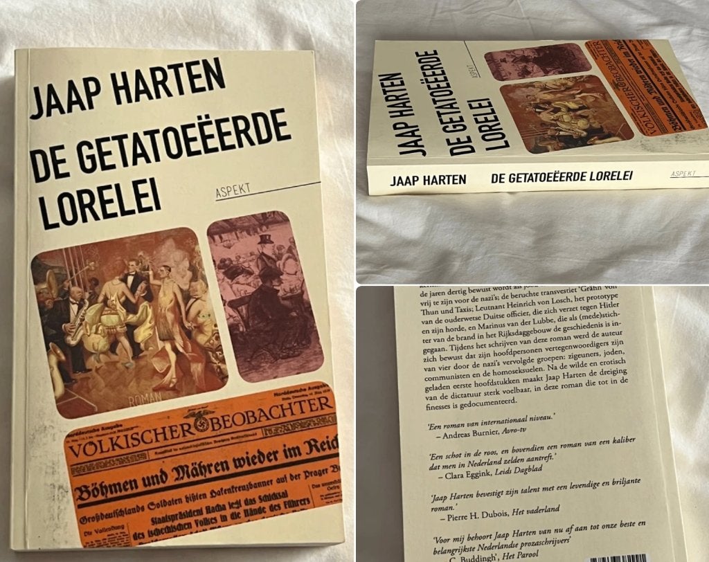 roman gay De Getatoeëerde Lorelei Jaap Harten, Verzenden, Nieuw