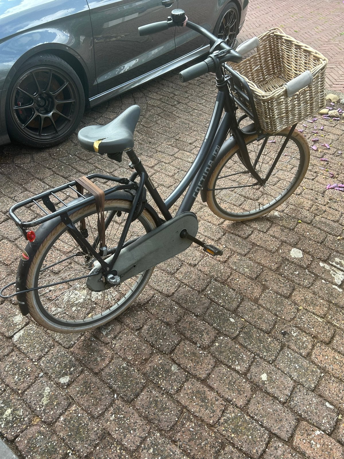 Cortina U4 Transportfiets 24 inch met mand, Ophalen, Terugtraprem, Versnellingen, Gebruikt