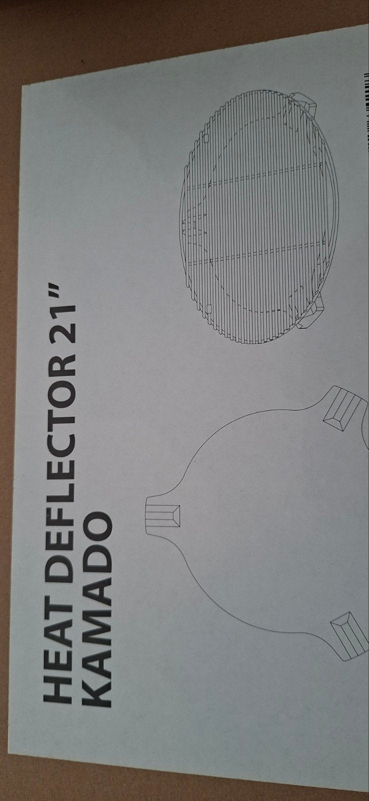 Heat Deflector 21" Kamado - Nieuw, Ophalen of Verzenden, Nieuw, Kamado