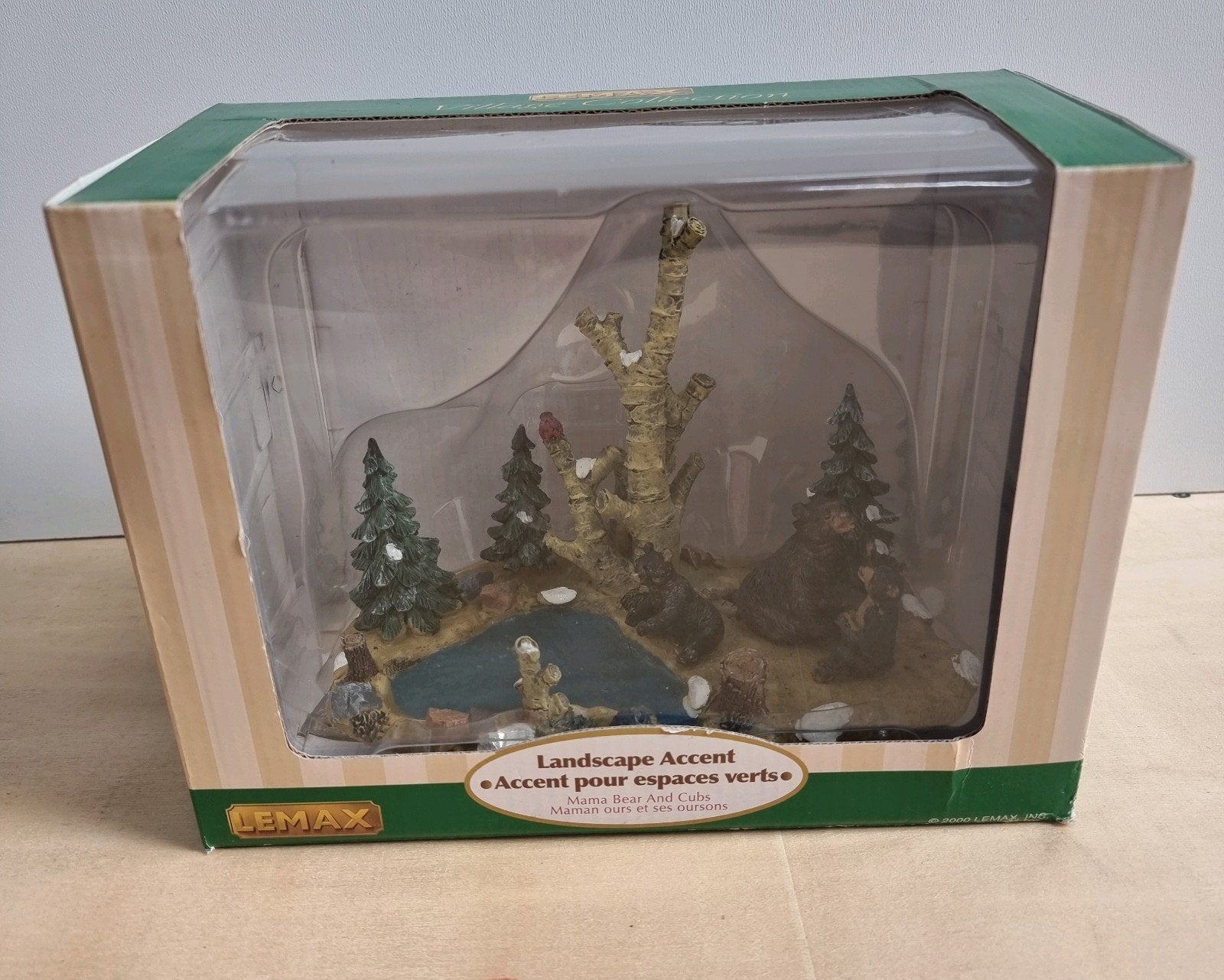 Lemax landscape Accent " Mama bear and cubs" SKU 03341, Ophalen of Verzenden, Zo goed als nieuw