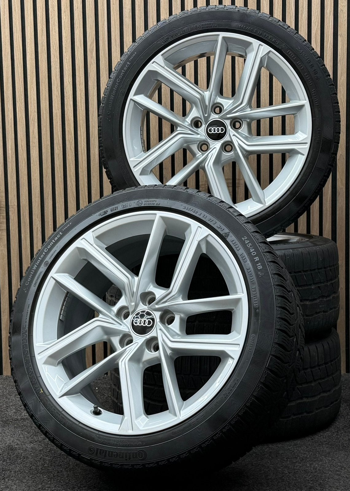 Originele 18 inch Audi A5 S5 B9 5x112 ET29 66.5 Continental, Ophalen, 18 inch, 245 mm, .