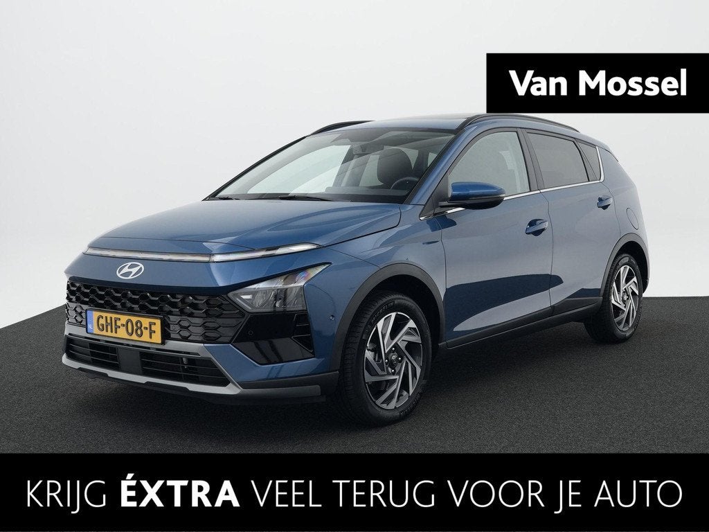 Hyundai Bayon 1.0 T-GDI Premium Sky | Camera | Navigatie | A, Auto's, Hyundai, 12 maanden, Gebruikt, Euro 6, Origineel Nederlands
