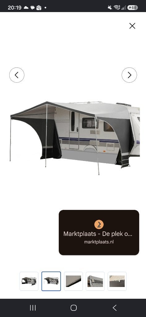 Luifel caravan