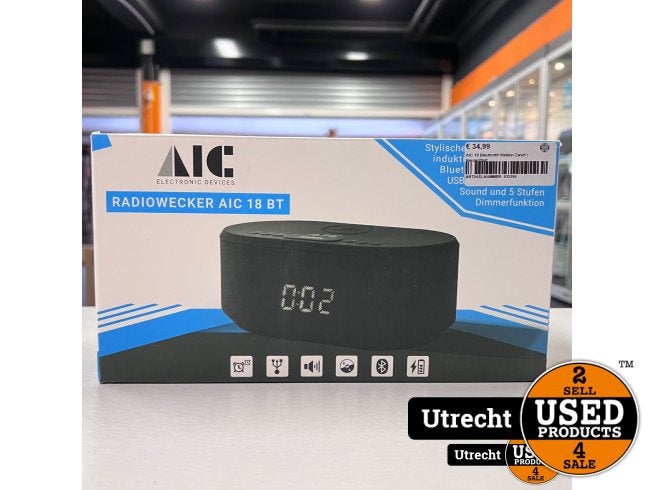 AIC 18 Bleutooth Wekker Zwart | Nieuwstaat, Witgoed en Apparatuur, AIC, Zo goed als nieuw, Support@aic.com, 2F, No. 1, Alley 20, Lane 407, Sec. 2
Tiding Blvd., Neihu District
Taipei 114
Taiwan