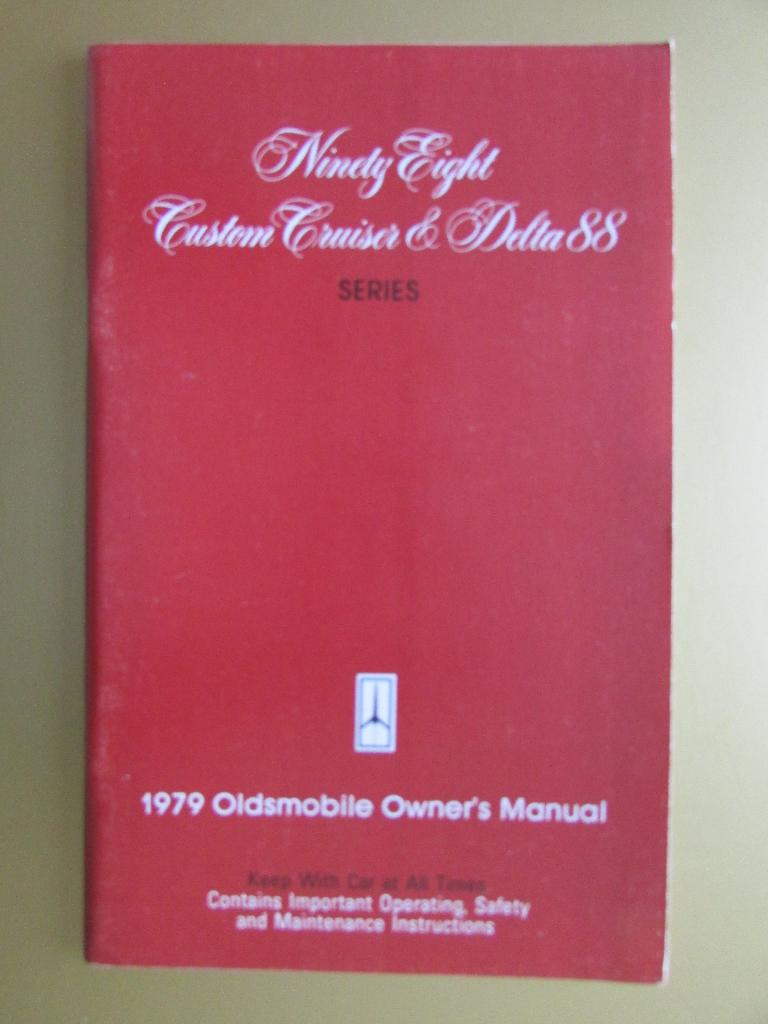 1979 Oldsmobile full-size modellen owner's manual, Engels, Auto diversen, Handleidingen en Instructieboekjes, Ophalen of Verzenden