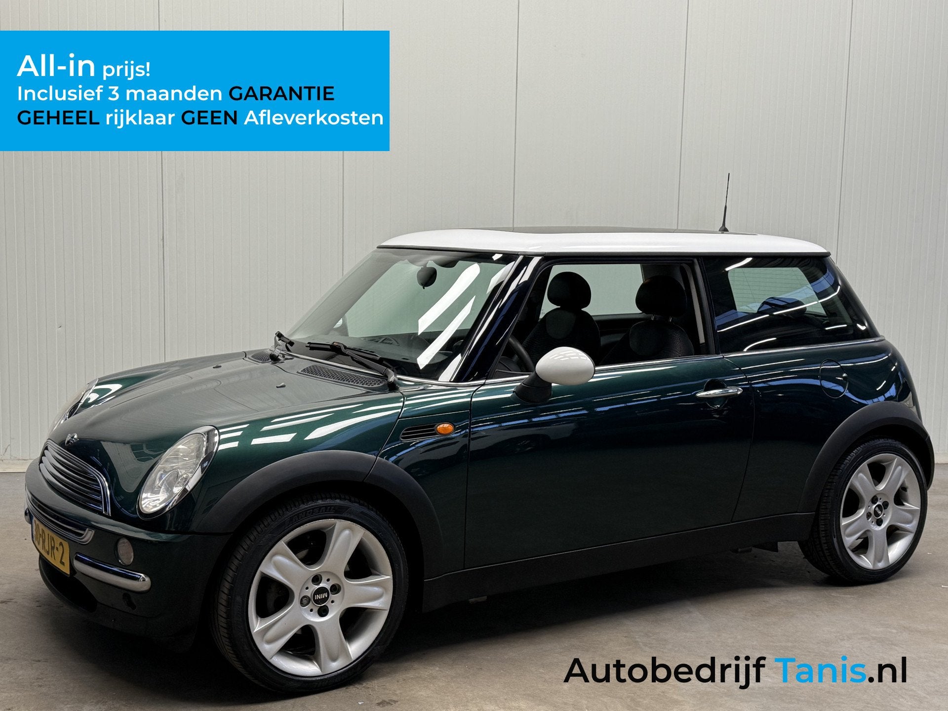 MINI Mini 1.6 One Salt PANORAMADAK-LEDER-LMV (bj 2003), Auto's, Voorwielaandrijving, 15 km/l, Gebruikt, Huisgarantie