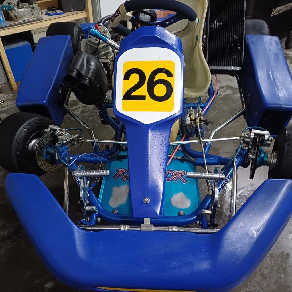 KombiKart racekart met Pavesi 125cc schakelmotor, Sport en Fitness, Karting, Gebruikt, Kart, Ophalen