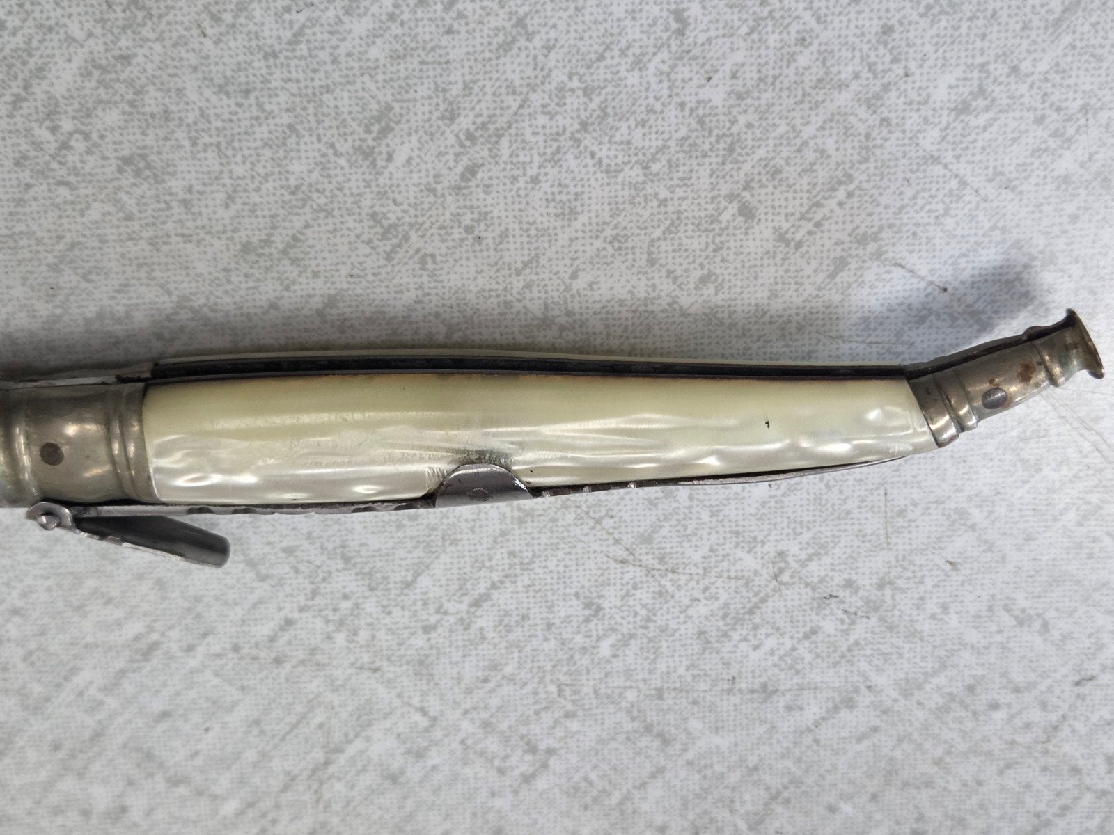 Antiek zakmes met parelmoer handvat, Ophalen of Verzenden