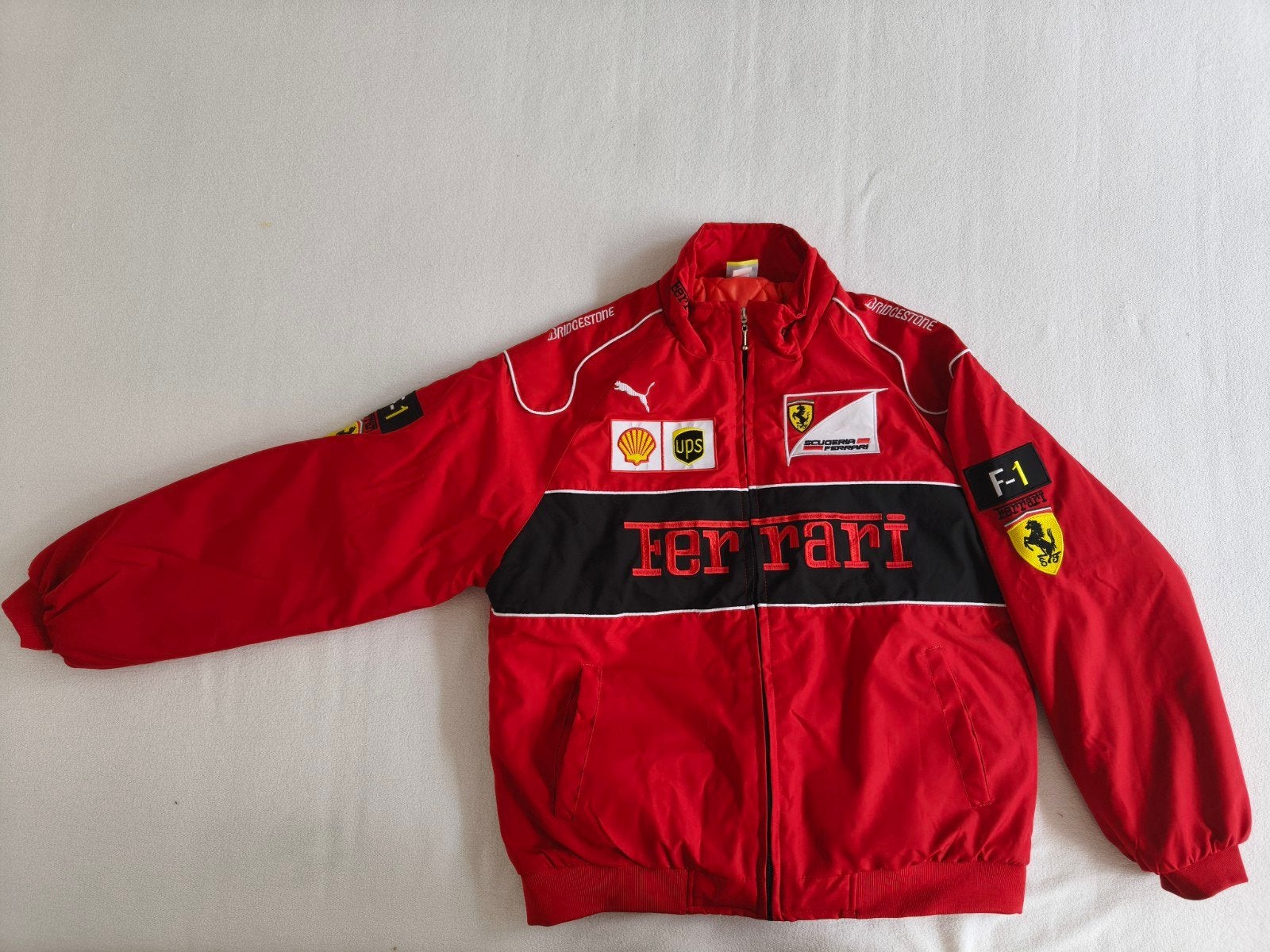 Nieuwe Jackets4racing Ferrari F1 Vintage Racing Jacket, Nieuw, Ophalen of Verzenden, Jackets4racing, Rood