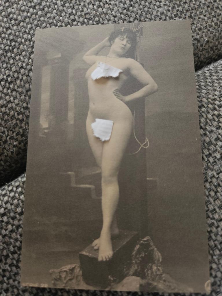 Erotische Ansichtkaart - Naaktmodel, Ophalen of Verzenden, Voor 1920, Ongelopen, Overige thema's