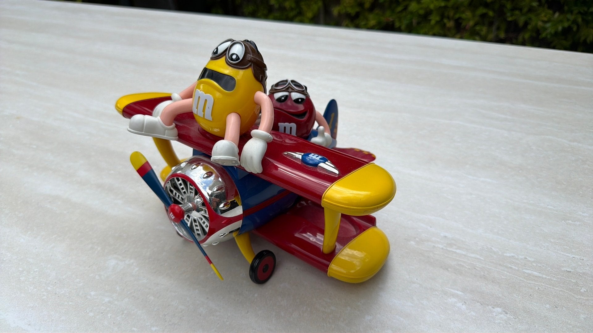 M&M Dispenser vliegtuig, Ophalen, Zo goed als nieuw, Duplo