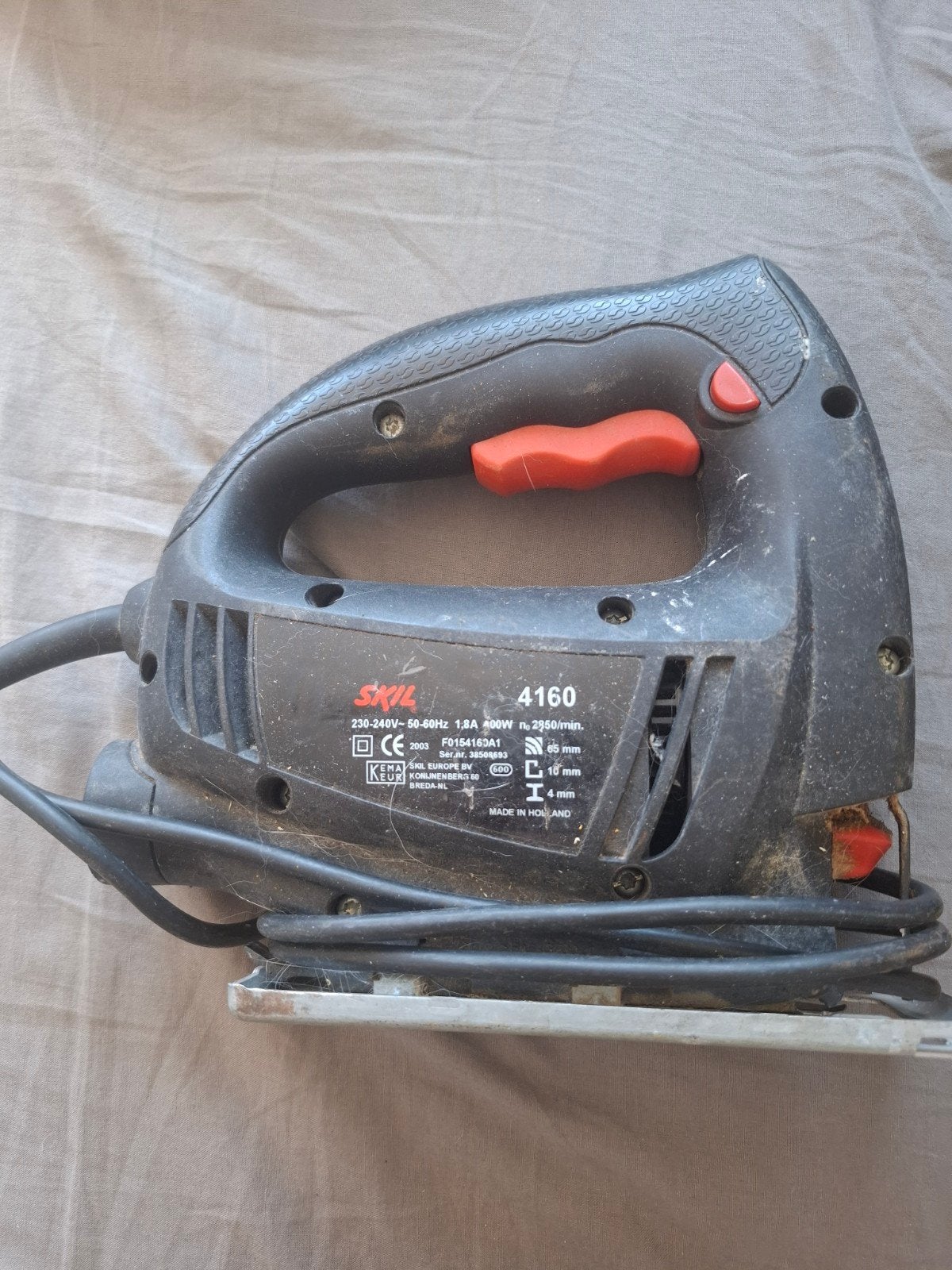 Skil Decoupeerzaag 400W - Gebruikt maar functioneel, Doe-het-zelf en Verbouw, Gereedschap | Zaagmachines, Minder dan 30 mm, Gebruikt