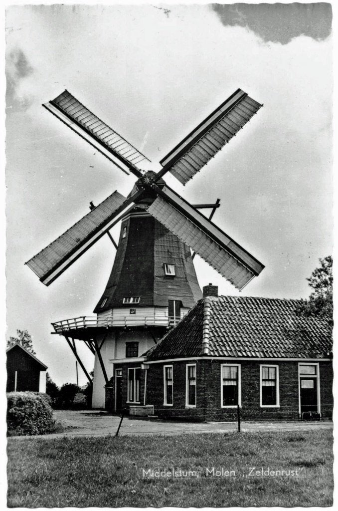 Middelstum, Molen Zeldenrust, 1968, Verzenden, 1960 tot 1980, Ongelopen, Groningen