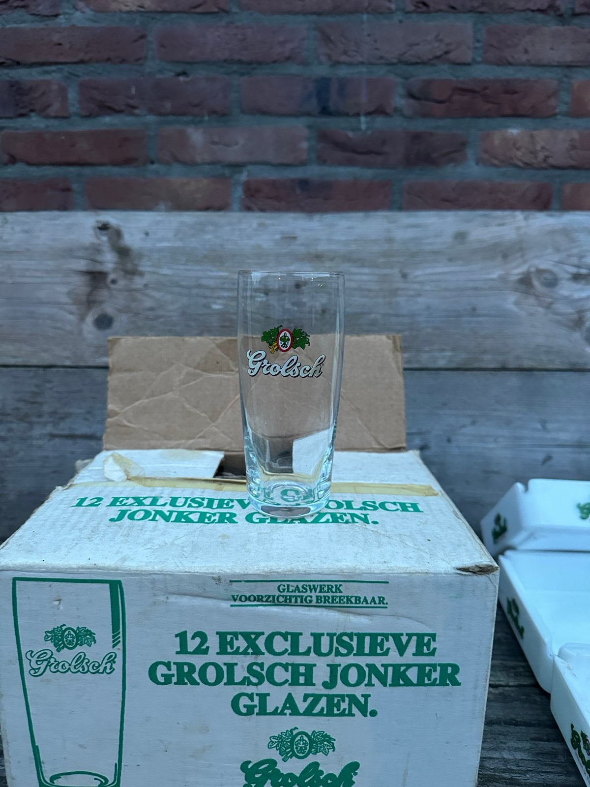 Grolsch glas, Ophalen