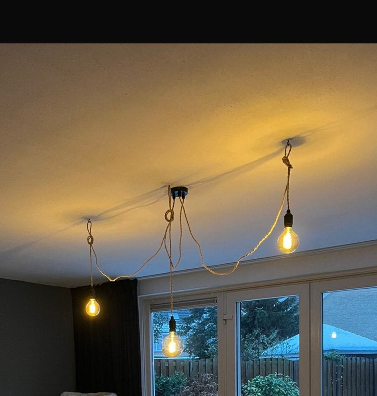 Touwlamp, Ophalen of Verzenden, Zo goed als nieuw