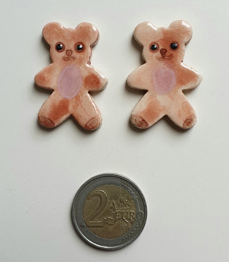 Mozaïek steentjes handgemaakte keramiek beertjes, S3, Verzenden, Handgemaakt, Dieren, Nieuw