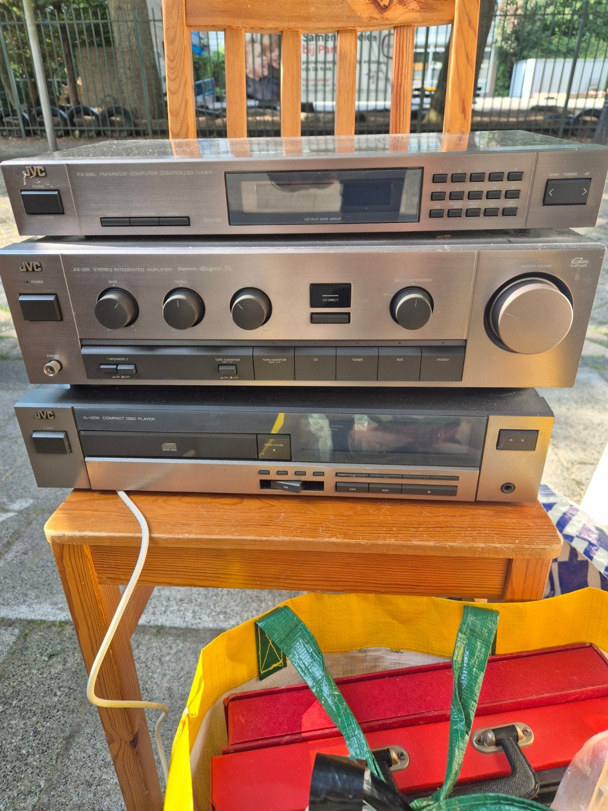 JVC Stereo Set:, Ophalen of Verzenden, Gebruikt, Cd-speler, JVC