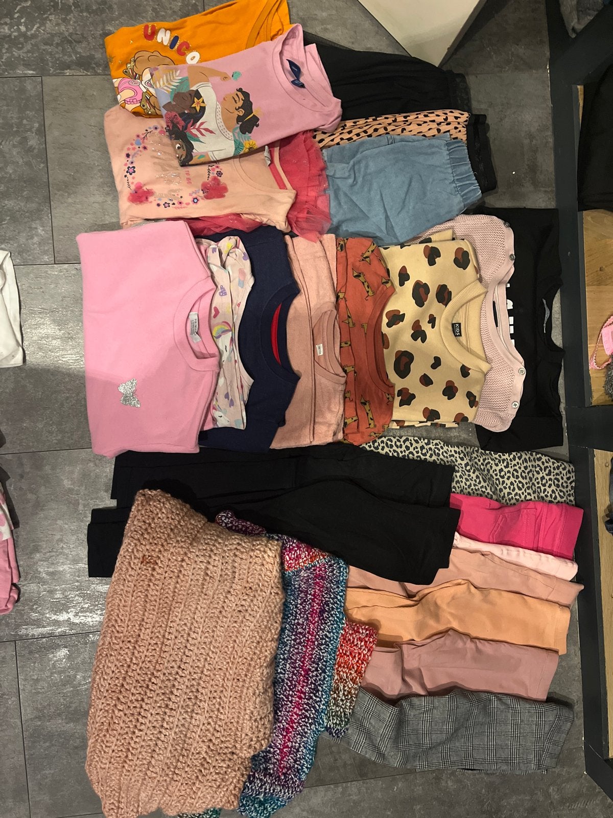 Kledingpakket Meisje Maat 104: Pyjama's, Rokjes, Truien & Me, Kinderen en Baby's, Kinderkleding | Maat 104, Ophalen, Zo goed als nieuw