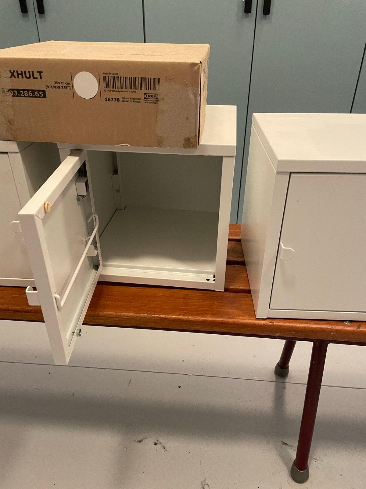 IKEA Lixhult witte kastjes - Set van 4, Ophalen