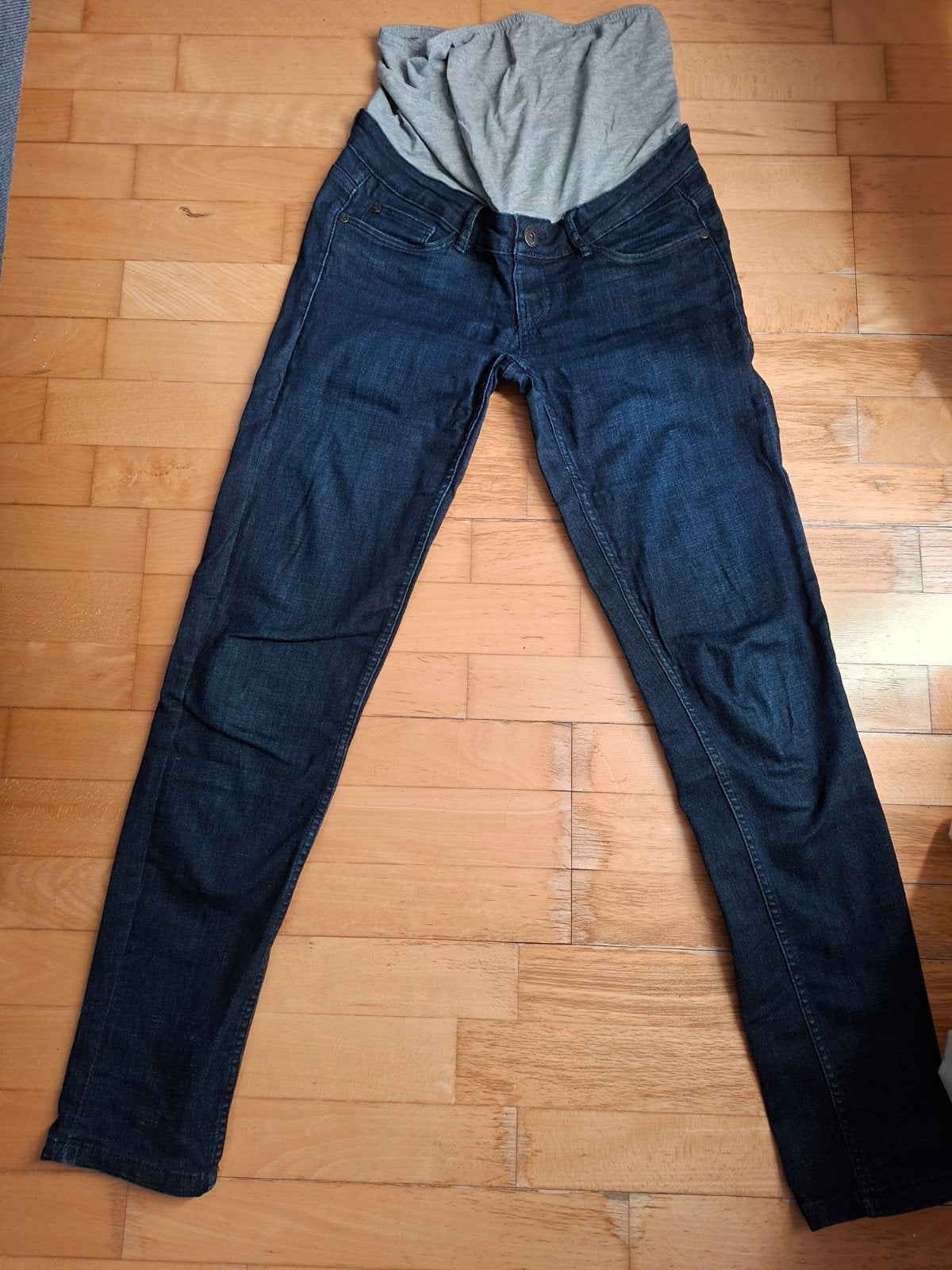 Zwangerschapsbroek maat 34, Blauw, Ophalen of Verzenden, Maat 34 (XS) of kleiner, Gedragen
