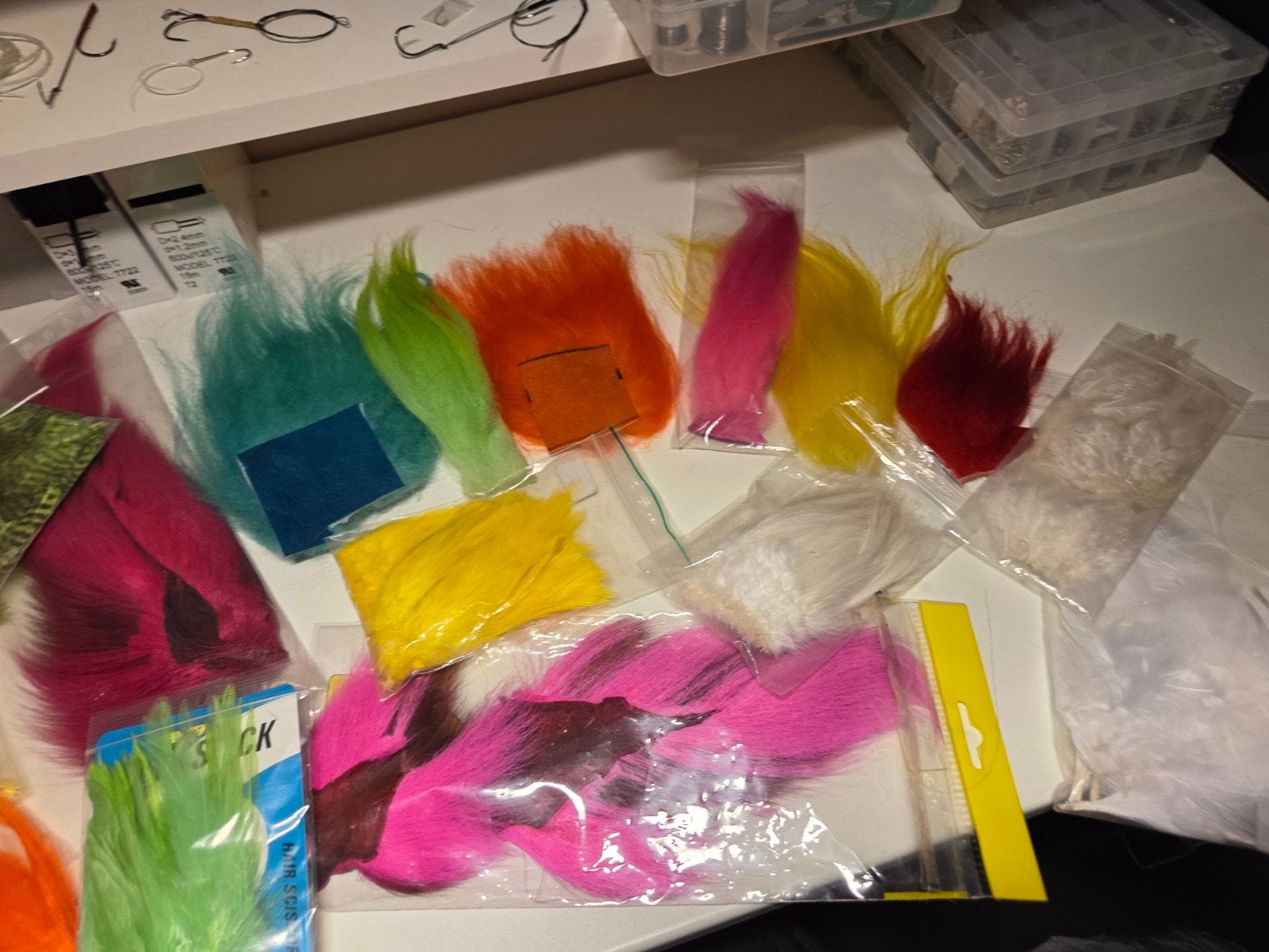 Bindmateriaal nayat bucktails, Watersport en Boten, Ophalen of Verzenden, Overige typen