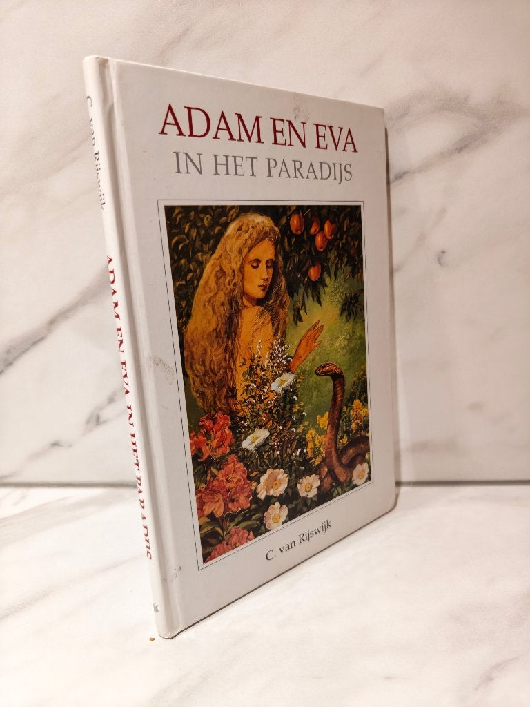 C. van Rijswijk  Adam en Eva in het paradijs, Ophalen of Verzenden, Gelezen, Christendom | Protestants