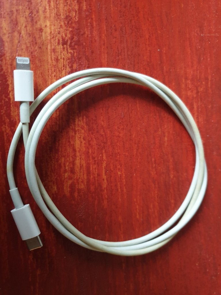 Apple original - usb c to lightning charging cable, Ophalen of Verzenden, Gebruikt, Wit, 128 GB