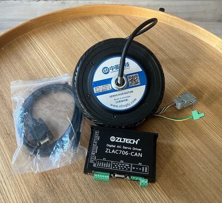 ZLTECH ZLAC706-CAN Servo Hub Motor met Driver, Ophalen of Verzenden
