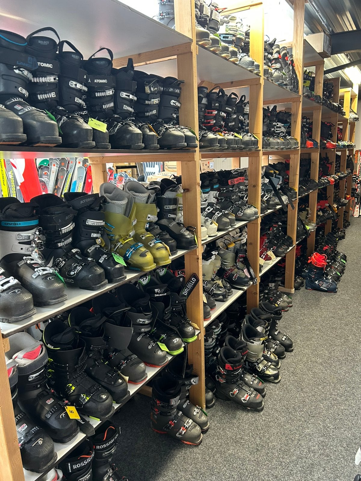 Skischoenen, hele grote voorraad, alle maten., 160 tot 180 cm, Gebruikt, Schoenen, Ophalen of Verzenden