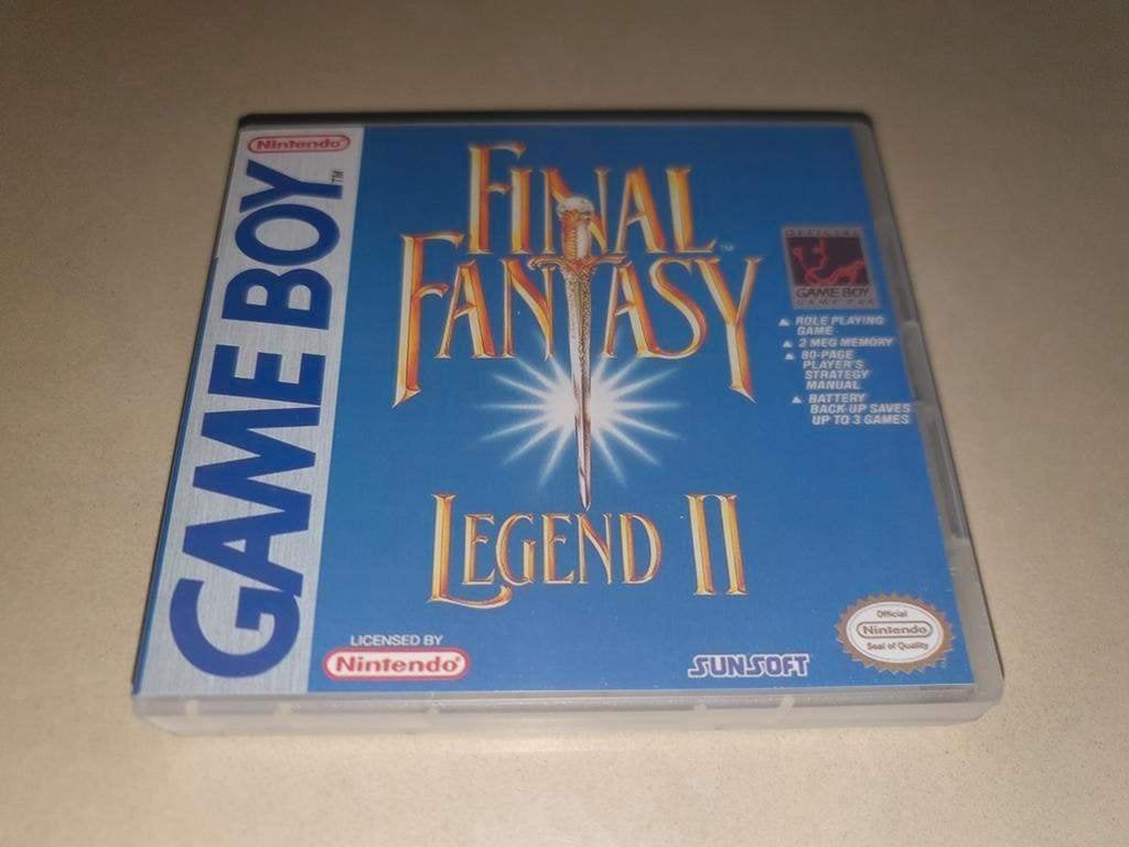 Final Fantasy Legend II Game Boy GB Game Case, Spelcomputers en Games, Games | Nintendo Game Boy, Verzenden, 1 speler, Zo goed als nieuw