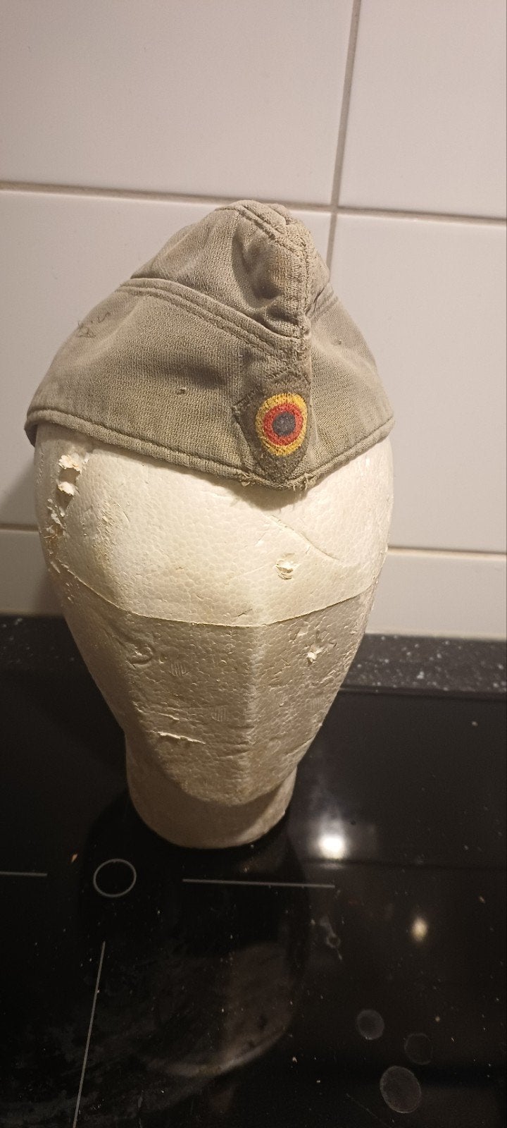 Leger /pet baret, Ophalen of Verzenden, Landmacht, Nederland, Helm of Baret