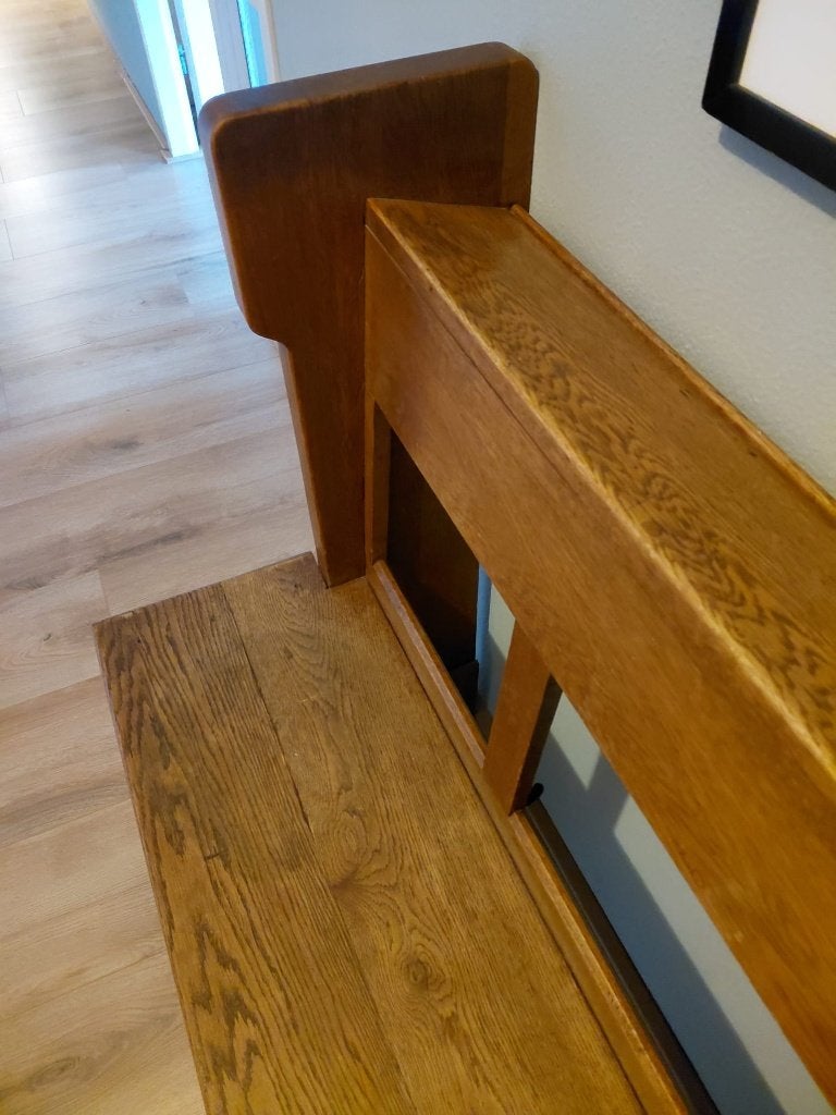 kerkbankje  120.x40, Ophalen, Overige maten, Minder dan 75 cm, Zo goed als nieuw