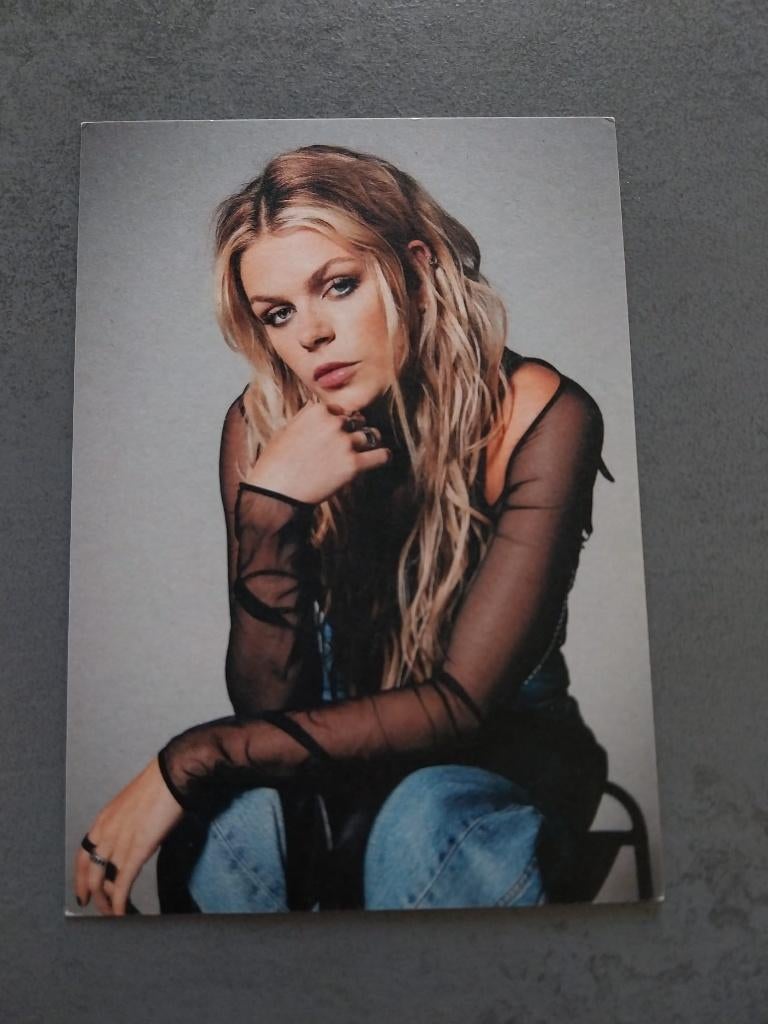 Fotokaart met originele handtekening Davina Michelle, Ophalen of Verzenden, Nieuw, Foto of Kaart, Gesigneerd