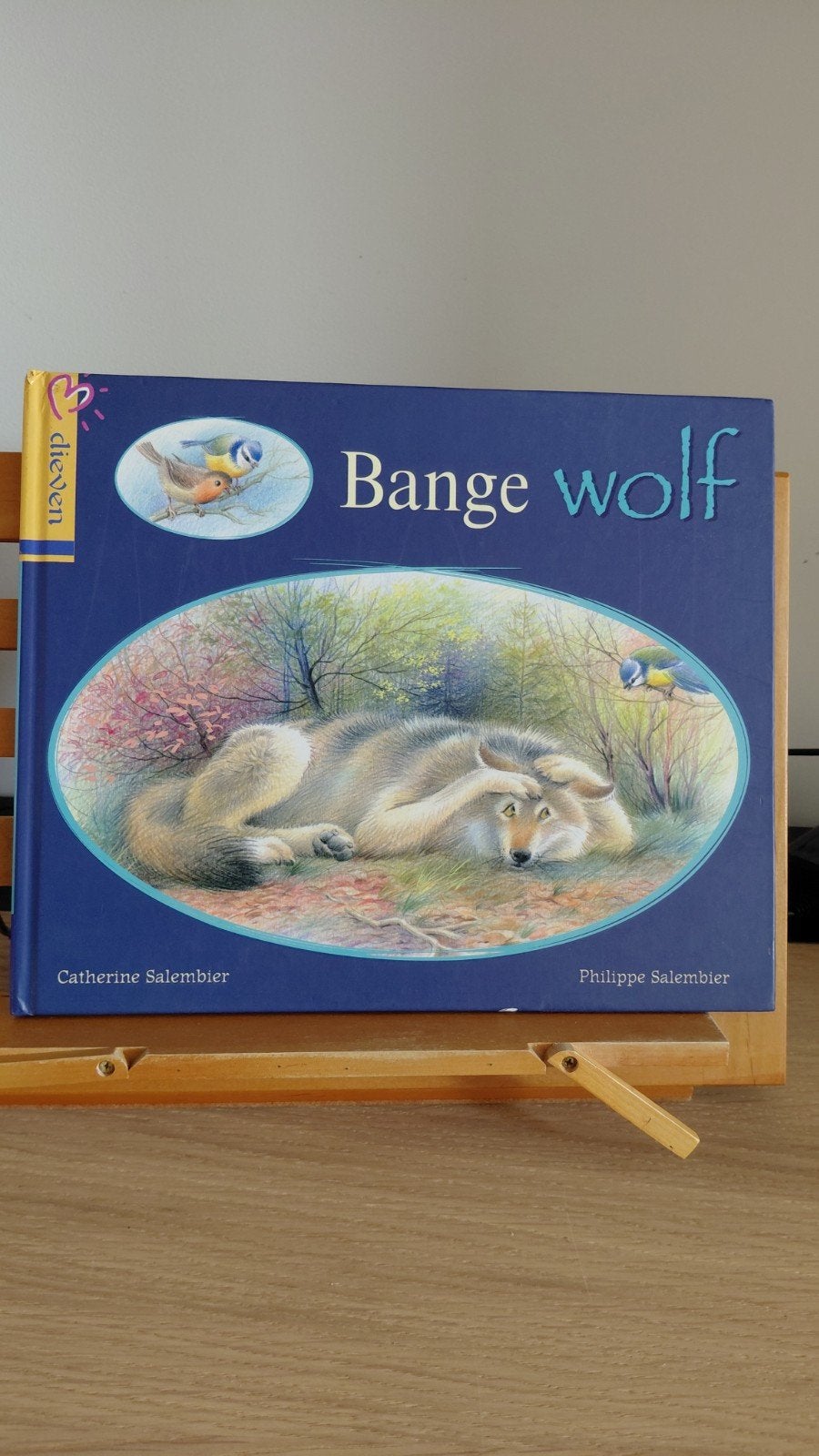 Bange Wolf - Kinderboek over een bange wolf, Fictie algemeen, Jongen of Meisje, Ophalen of Verzenden, Zo goed als nieuw