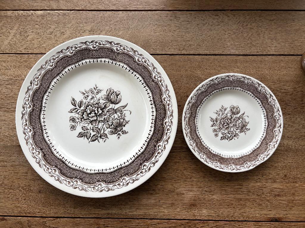Engelse Ironstone borden set, Antiek en Kunst, Antiek | Servies los, Ophalen of Verzenden