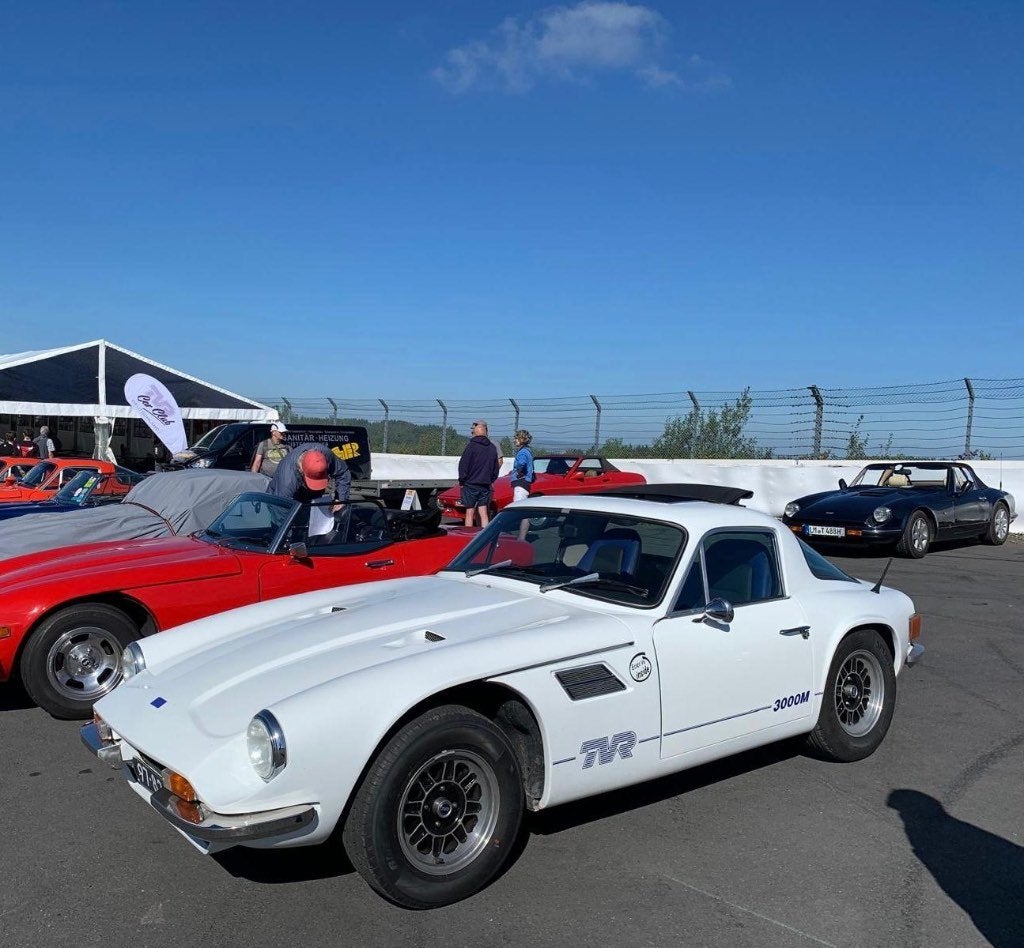 TVR 3000 3.0 M 1973 Wit, Achterwielaandrijving, 142 pk, 2994 cc, Wit