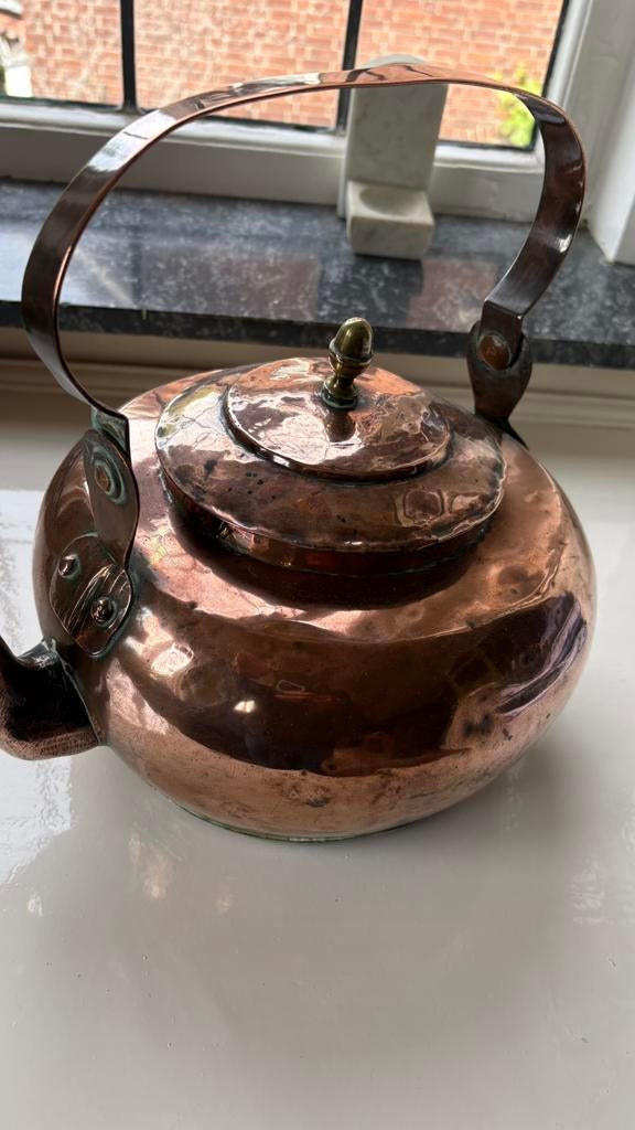 Antieke roodkoperen ketel, Ophalen