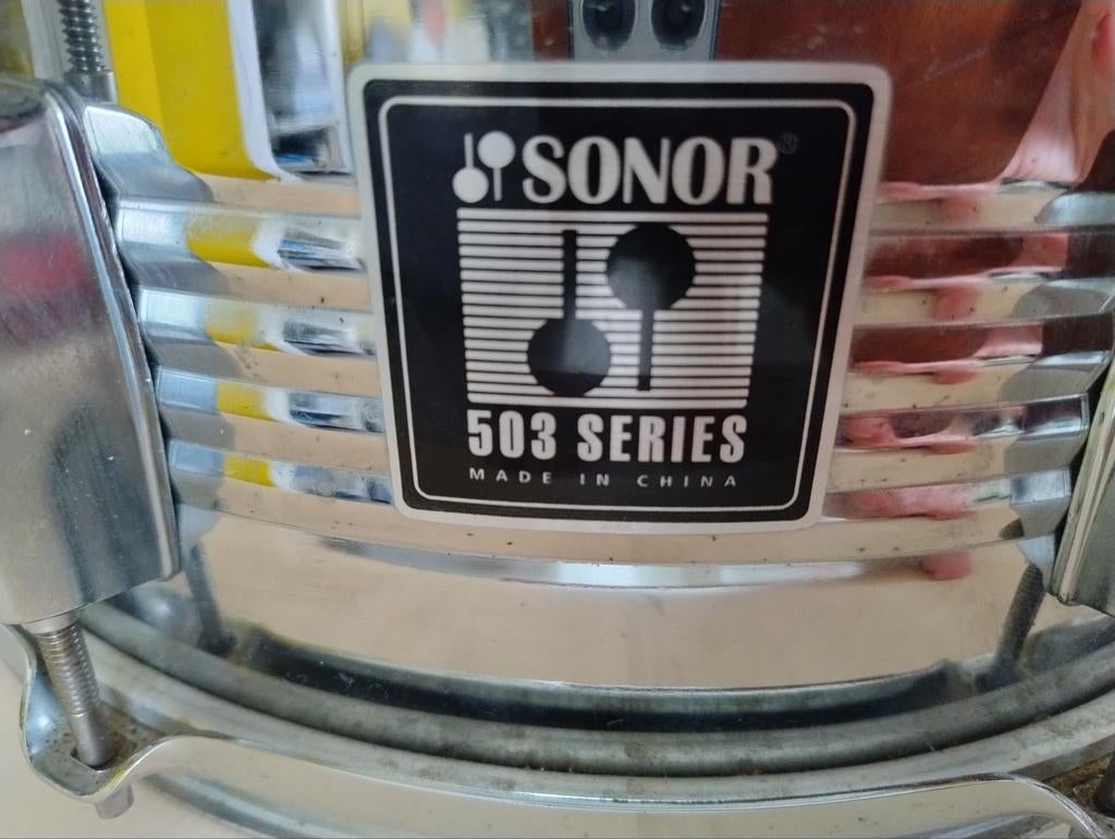 Sonor 503 Series 14" snaredrum met draagtas, Ophalen of Verzenden, Gebruikt