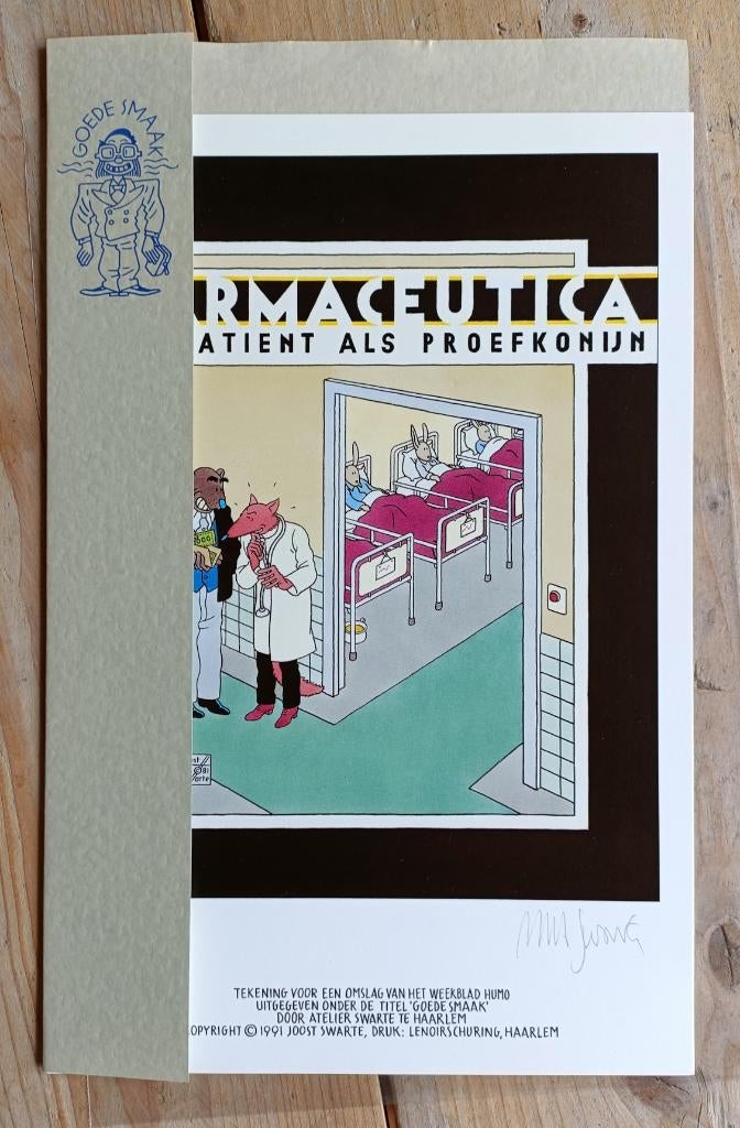 Joost Swarte - portfolio Goede Smaak, Boeken, Stripboeken, Eén stripboek, Ophalen of Verzenden, Zo goed als nieuw, Joost Swarte