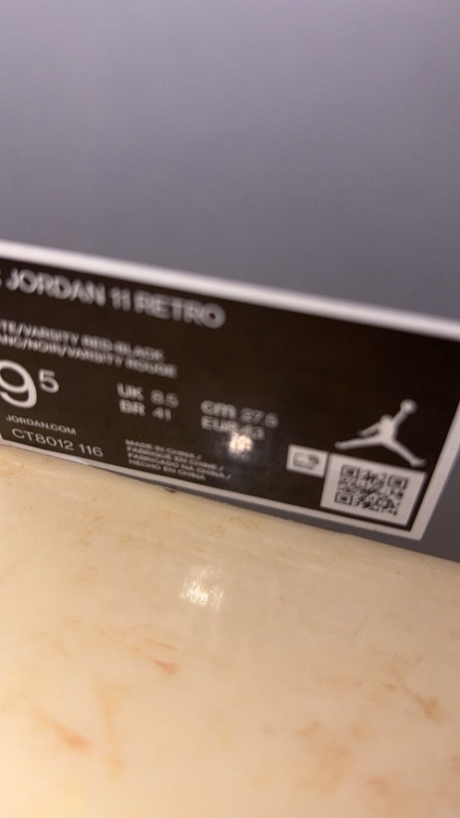 Air jordan 11 retro, Ophalen of Verzenden, Gedragen, Overige kleuren