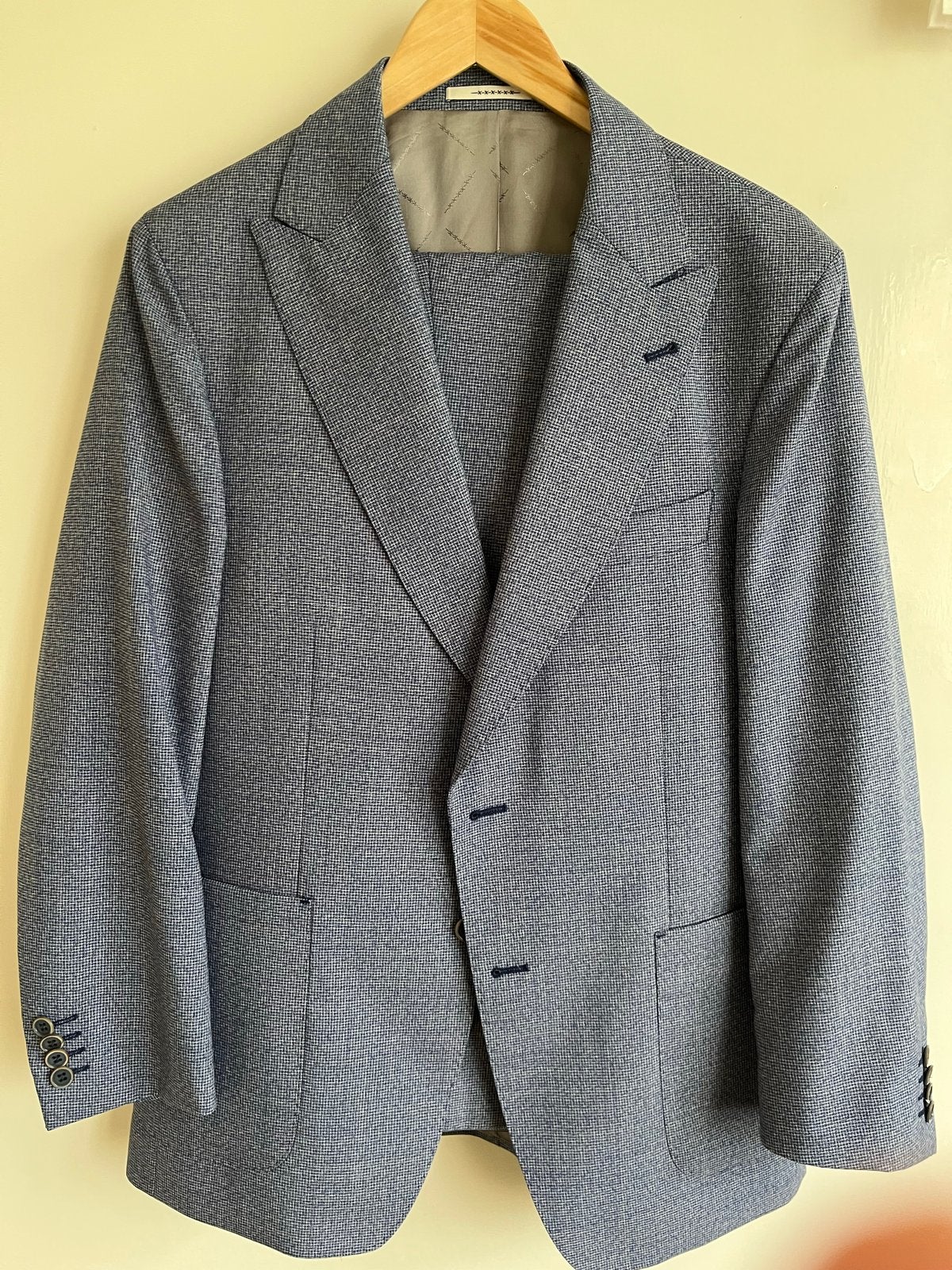 Zo goed als nieuw Van Gils herenkostuum - Maat 48/50, Ophalen of Verzenden, Zo goed als nieuw, Maat 48/50 (M), Blauw