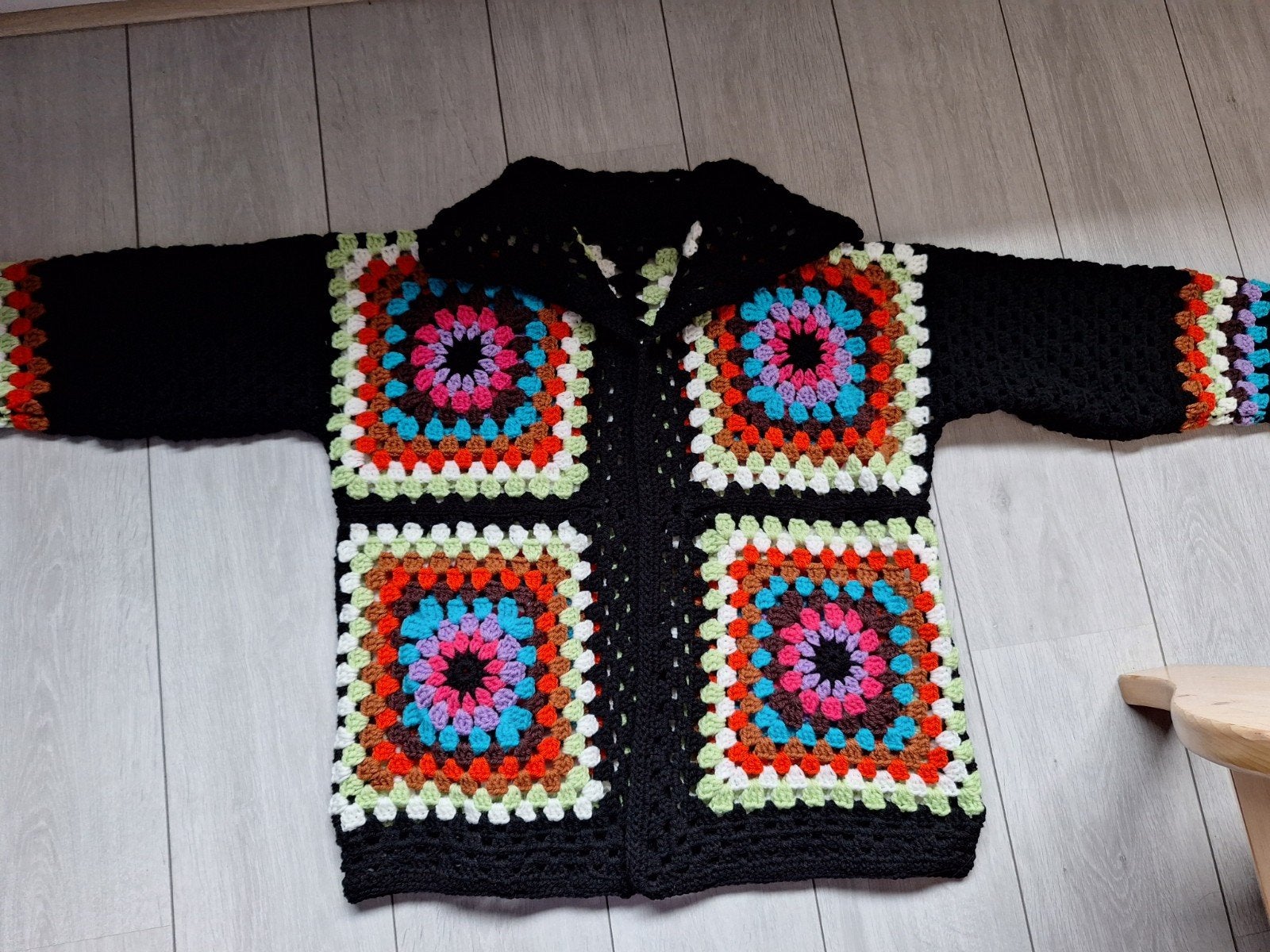 Gehaakt vest., Ophalen of Verzenden, Nieuw, Haken, Overige typen