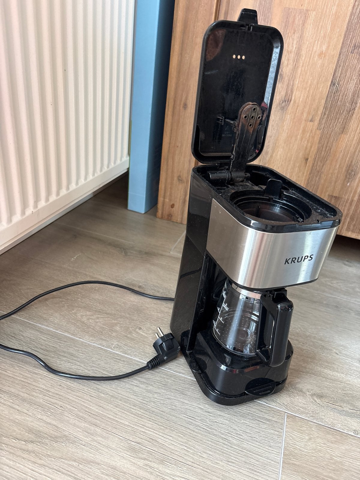 Krups Koffiezetapparaat - Compact en Stijlvol, Ophalen, Gebruikt, Koffiemachine, Gemalen koffie