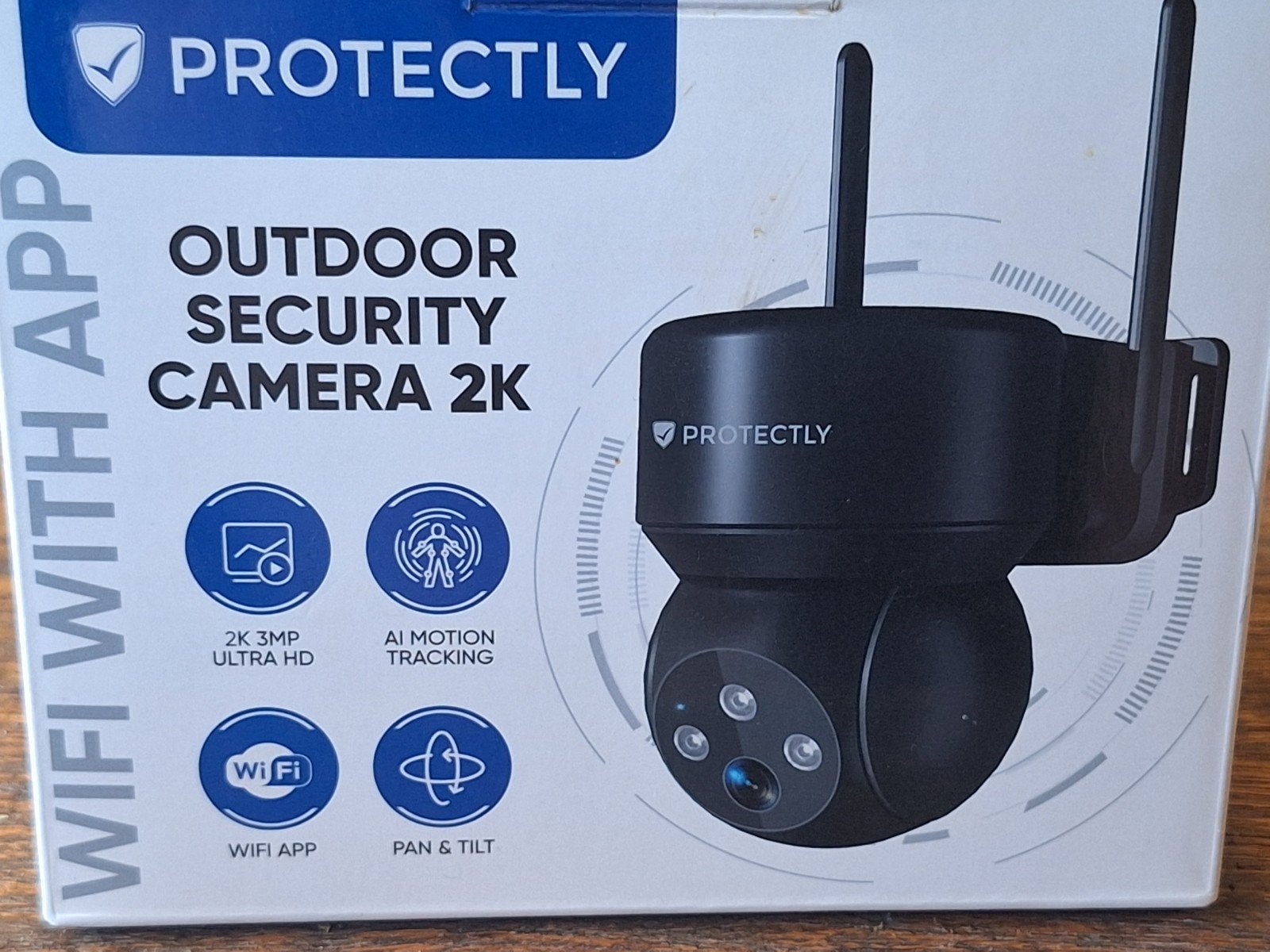 protectly outdoor security camera, Audio, Tv en Foto, Videobewaking, Ophalen of Verzenden, Nieuw