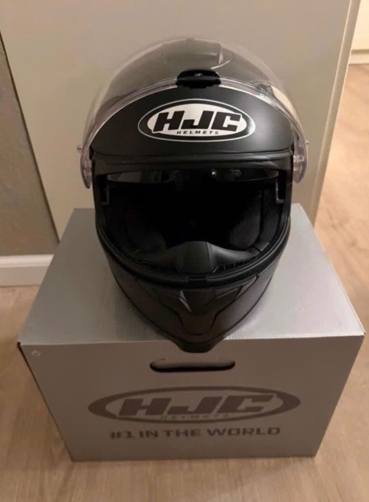 Motorhelm HJC C70 zwart, HJC, Ophalen of Verzenden, Integraalhelm, S