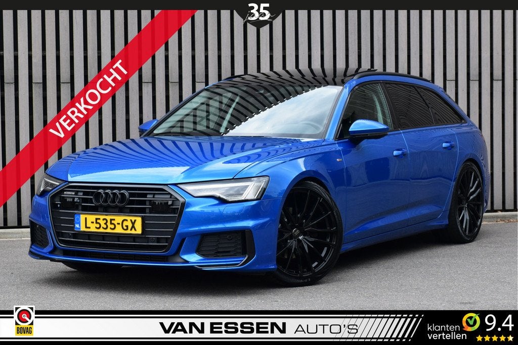 Audi A6 Avant 45 TFSI quattro Sport Pro Line S Pano Navi Cam, Auto's, Audi, Automaat, Gebruikt, Euro 6, 4 cilinders