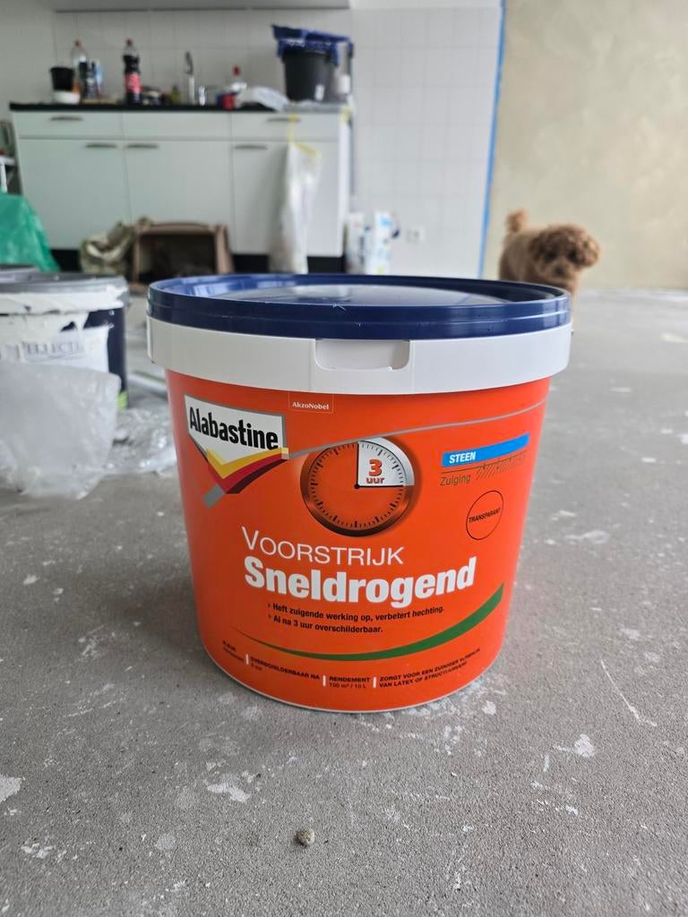 Alabastine Voorstrijk Sneldrogend (ongeveer 5L), Ophalen, Wit