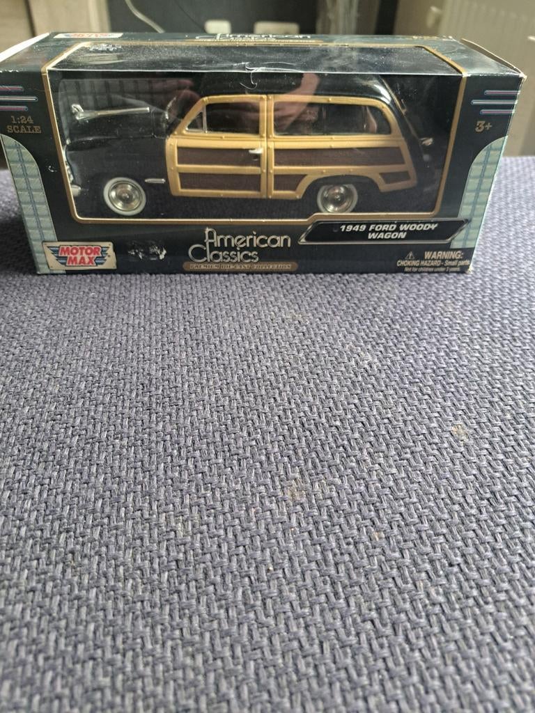 Motor max model 1949 ford woody wagon, Overige merken, Gebruikt, Auto, N.b