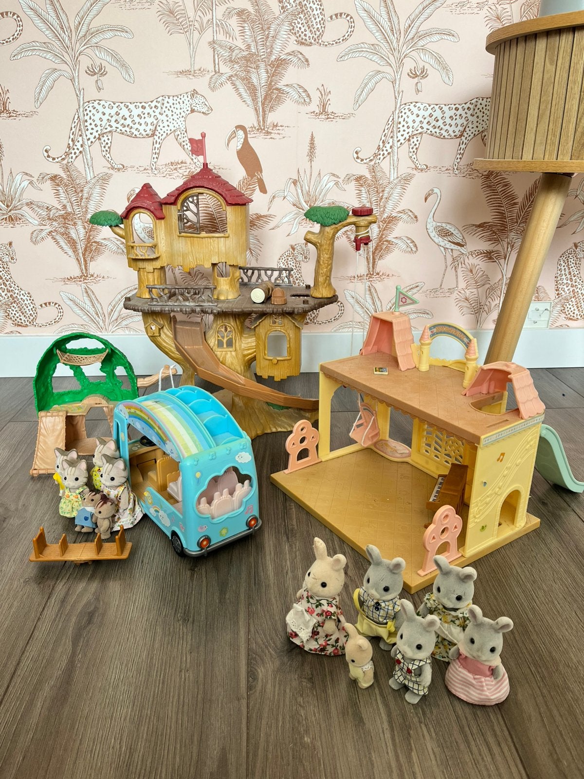 4x speelset Sylvianen Families, Ophalen of Verzenden, Zo goed als nieuw, Poppenhuis